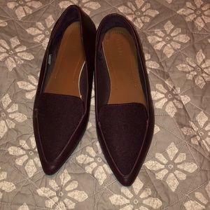 Maroon Loafers.